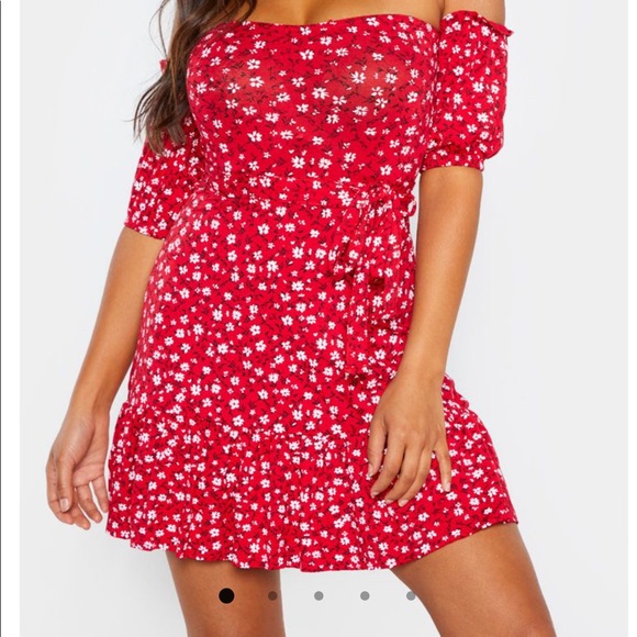 Pretty little thing red sundress - Picture 2 of 2